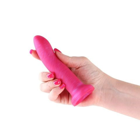 NS Novelties Royals Charlie Realistic Dildo 13.7cm Metallic Pink with Suction Cup - - Realistic Dildos
