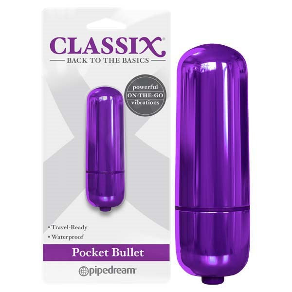Pipedream Products Pipedream Classix Vibrating Pocket Bullet Vibrator Powerful - - Bullet Vibrators