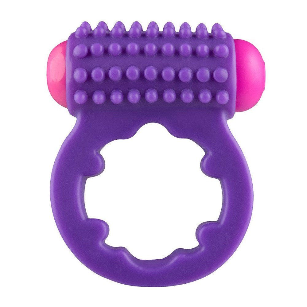 Rock Candy Toys Rock Candy Sugar Buzz Single Speed Vibrating Cock Ring Purple - - Vibrating Cock Rings