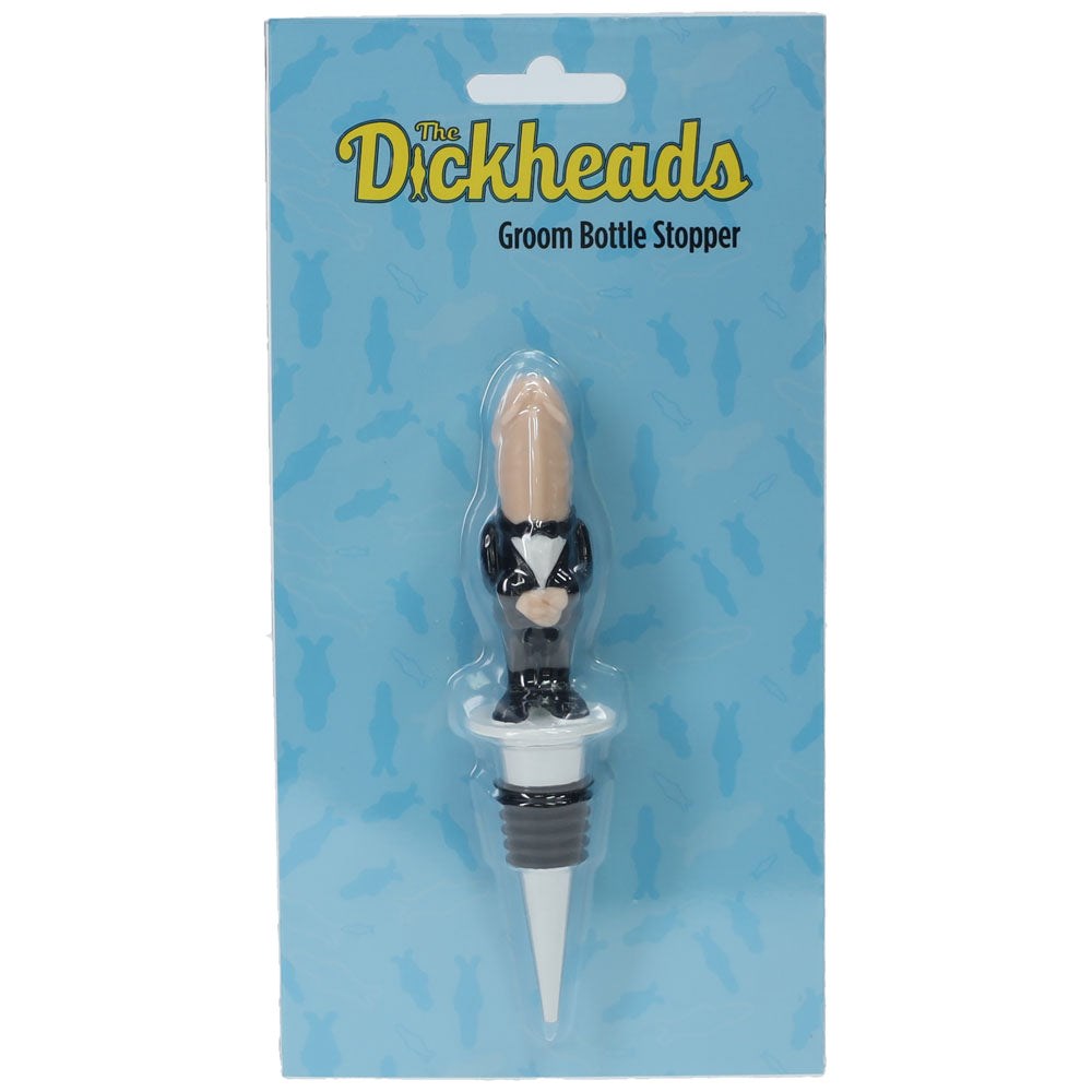 Shots Toys S LINE The Dickheads Groom Novelty Bottle Stopper Premium Wine Sealer - - Party Gifts and Novelties