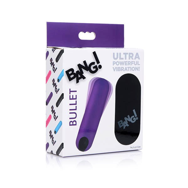 XR Brands Bang Remote Controlled USB Rechargeable Bullet Vibrator Wireless - - Bullet Vibrators