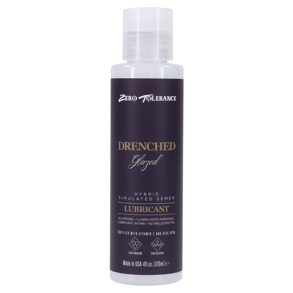 Evolved Zero Tolerance DRENCHED GLAZED Hybrid Adult Lubricant 120ml Long Lasting - - Massage Oils and Lubricants