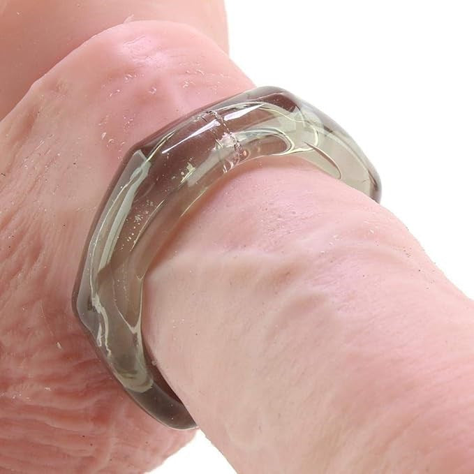 Evolved Zero Tolerance Triple Thick Cock Ring Set 3 Piece Smoke Enhancement - - Cock Ring Sets