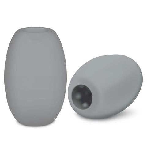 Xgen Products Zolo Grey Mini Bubble Squeezable & Textured Stroker Grey Masturbator - - Masturbators and Strokers