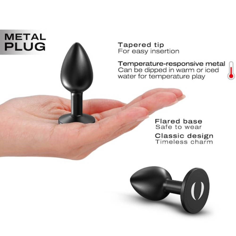 Marc Dorcel Toys Onix Metal Butt Plug Premium Metal Design - - Butt Plugs