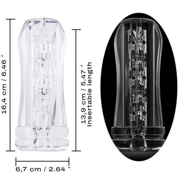 Marc Dorcel Deep Blow Extrem Mens Masturbator with Pyramid Design - - Masturbators and Strokers