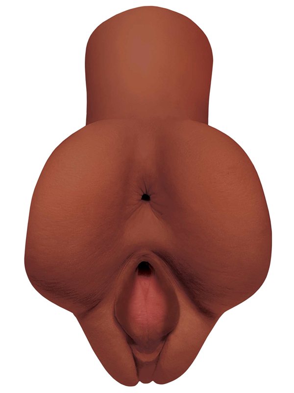 Pipedream Products PDX Brands Pick Your Pleasure Mens Stroker Brown Dual Entry - - Masturbators and Strokers