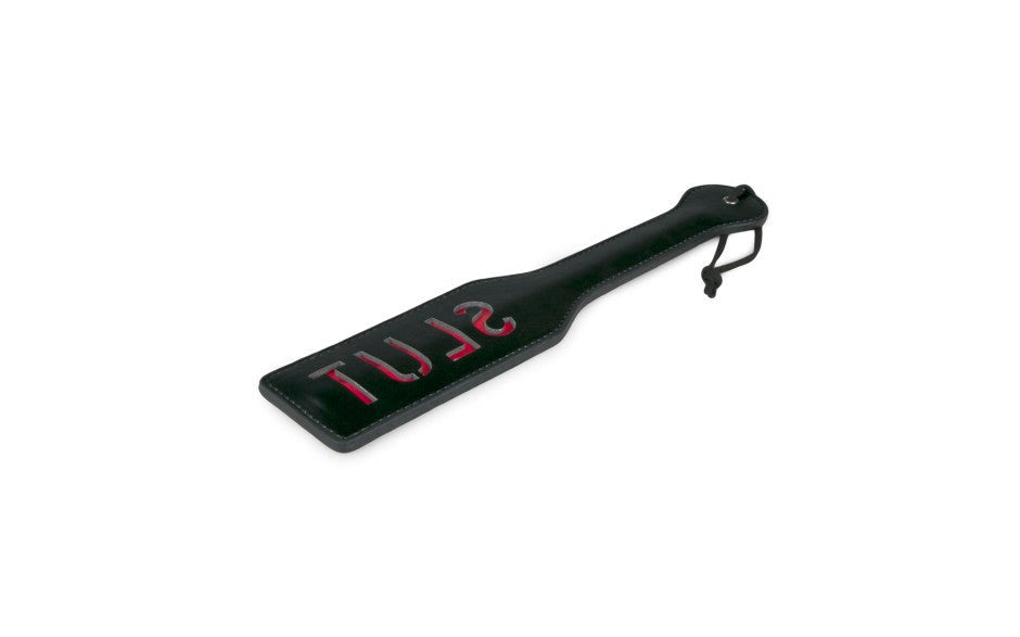 Fetish Collection Fetish Play Slut Paddle Black Impact Play Sex Toy - - Paddles And Slappers