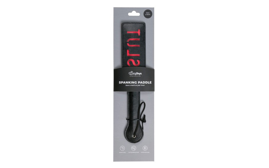 Fetish Collection Fetish Play Slut Paddle Black Impact Play Sex Toy - - Paddles And Slappers