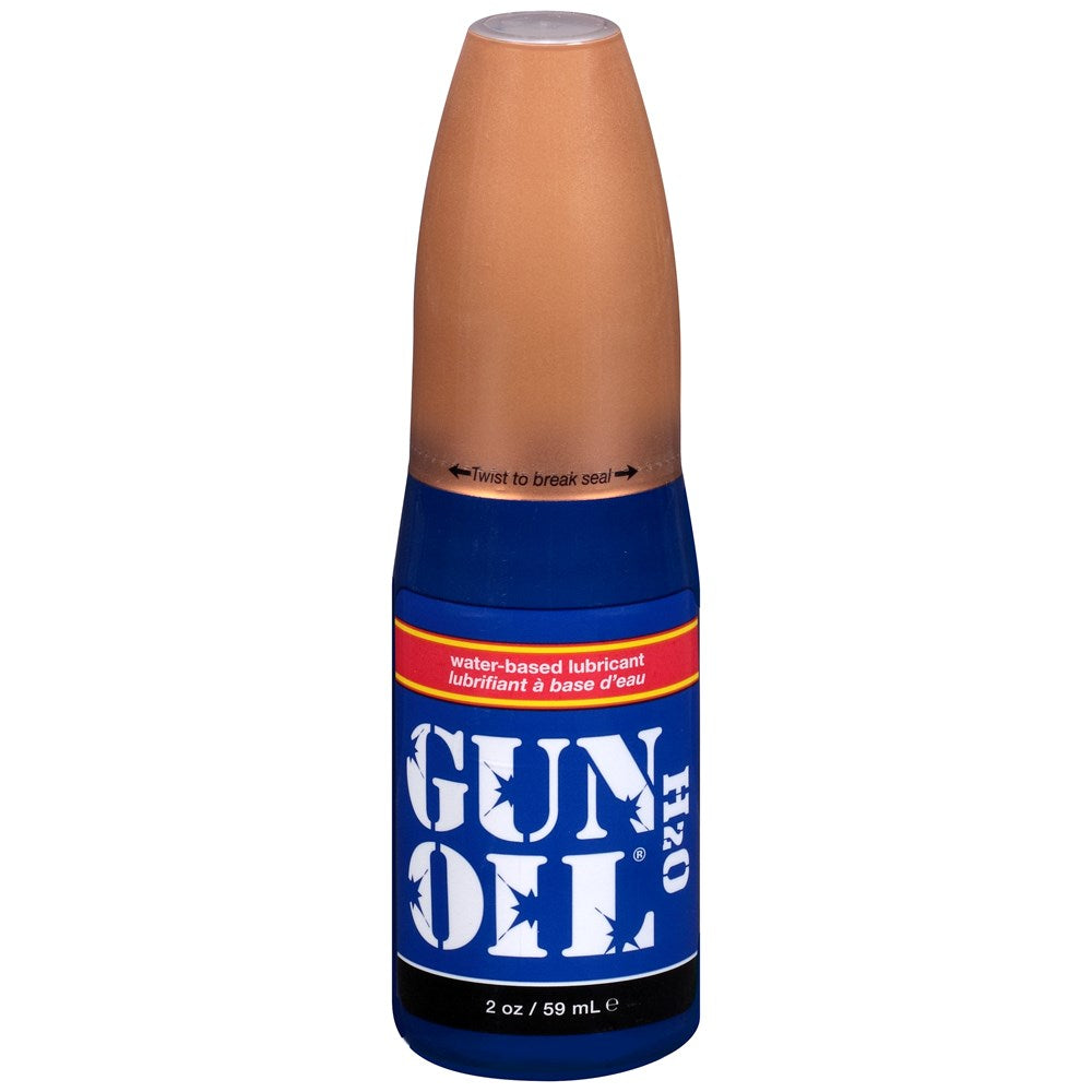 Gun Oil H2O Flip Top Bottle Water Based Lubricant Premium Formula - - Water Based Lubes