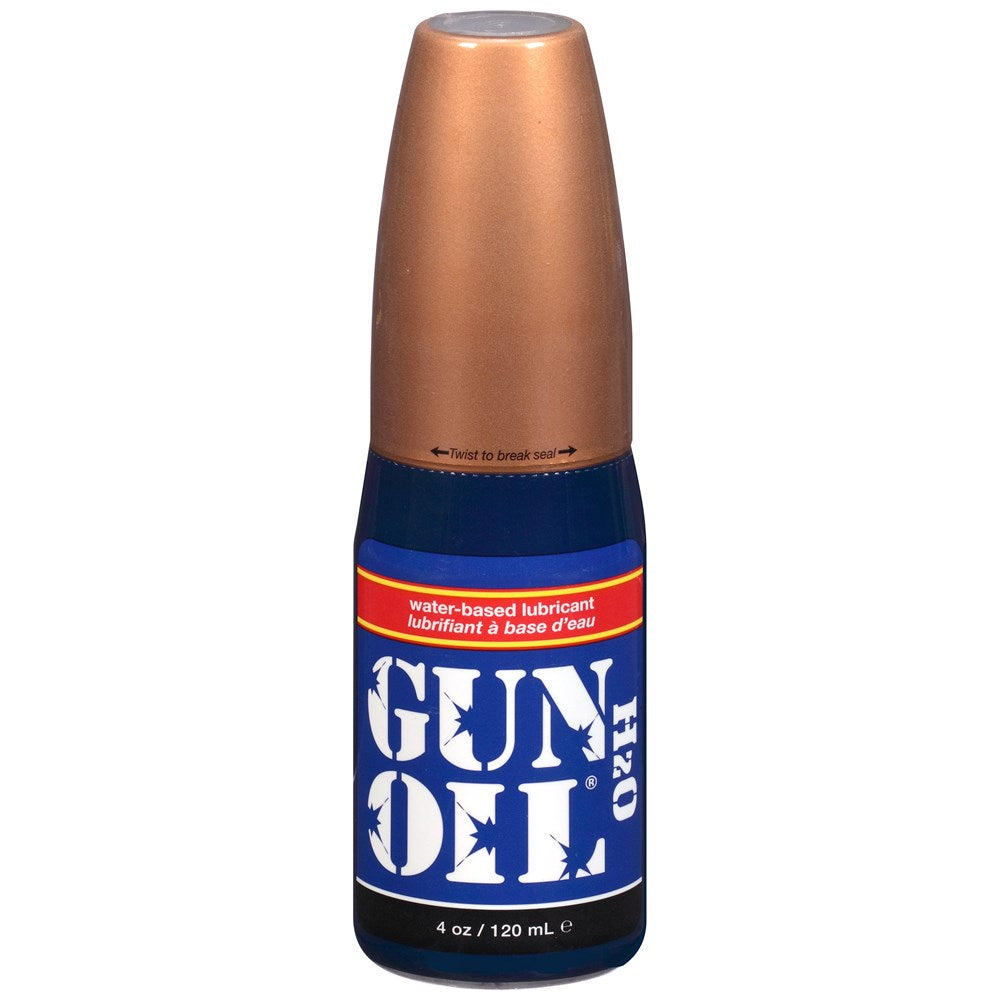 Gun Oil H2O Flip Top Bottle Water Based Lubricant Premium Formula - - Water Based Lubes
