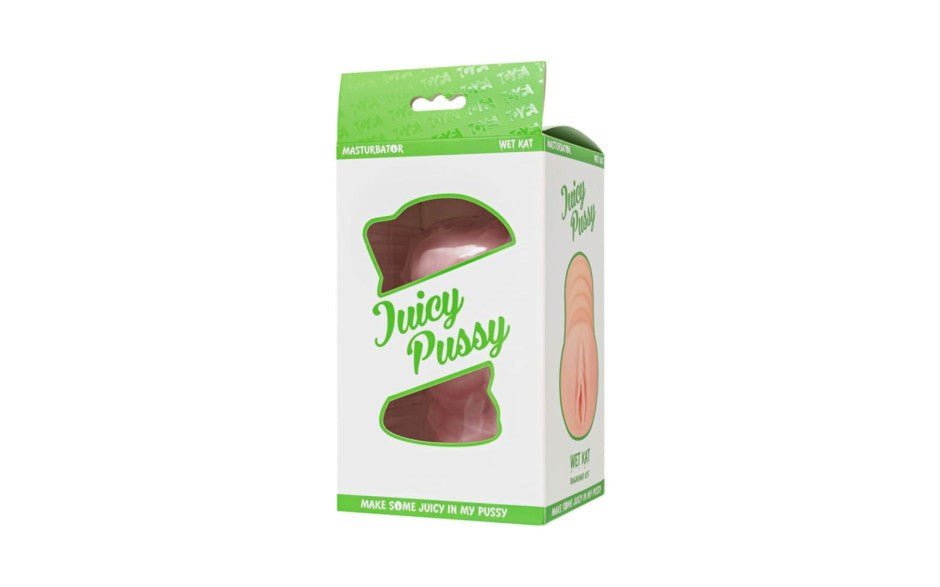 ToyFA Juicy Wet Kat Self Lubricating Vaginal Tunnel Male Masturbator TPR - - Masturbators and Strokers