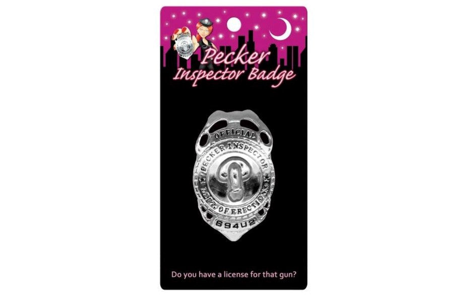 Kheper Games Pecker Inspector Badge Accessory - - Party Gifts and Novelties