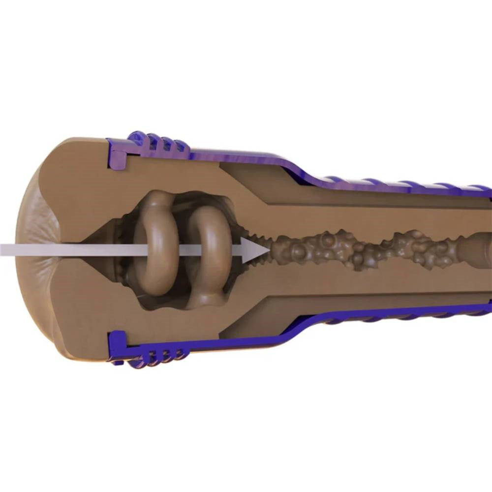 Fleshlight Boost Blast Female Realistic Butt Stroker Medium with Suction Control - - Fleshlight Male Masturbators