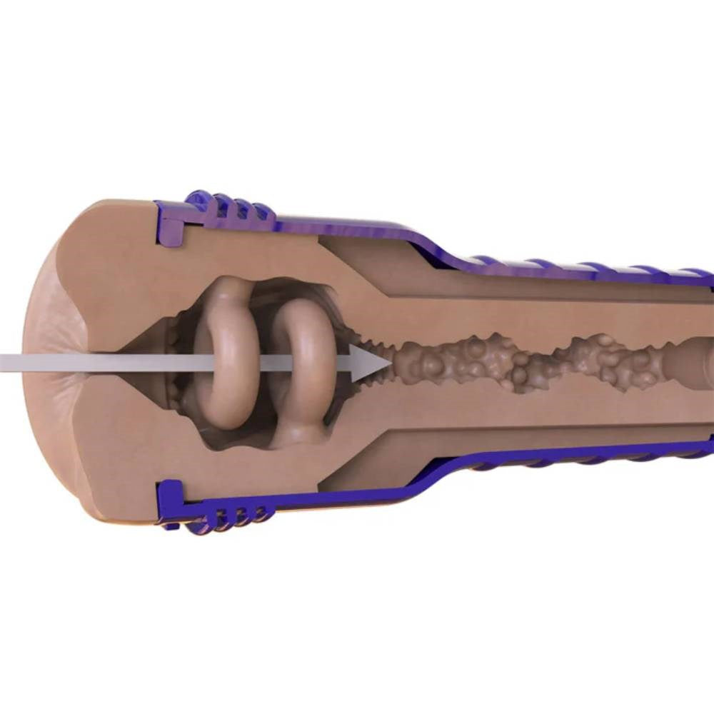 Fleshlight Boost Blast Male Pleasure Stroker Medium with Suction Control - - Fleshlight Male Masturbators