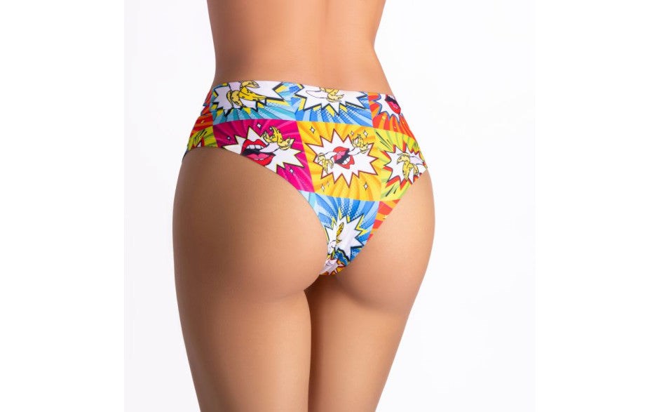 Mememe Lingerie Comics Curios Girl Slip Soft Fabric Womens Underwear Premium - - G-Strings, Panties and Shorts