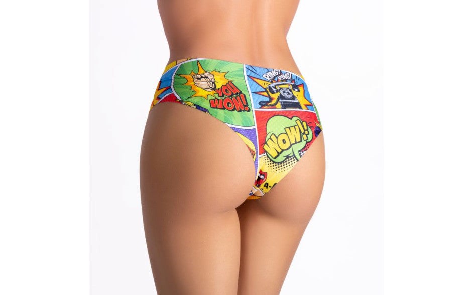 Mememe Lingerie Comics Insta Girl Slip Womens Underwear Seamless Comfort - - G-Strings, Panties and Shorts