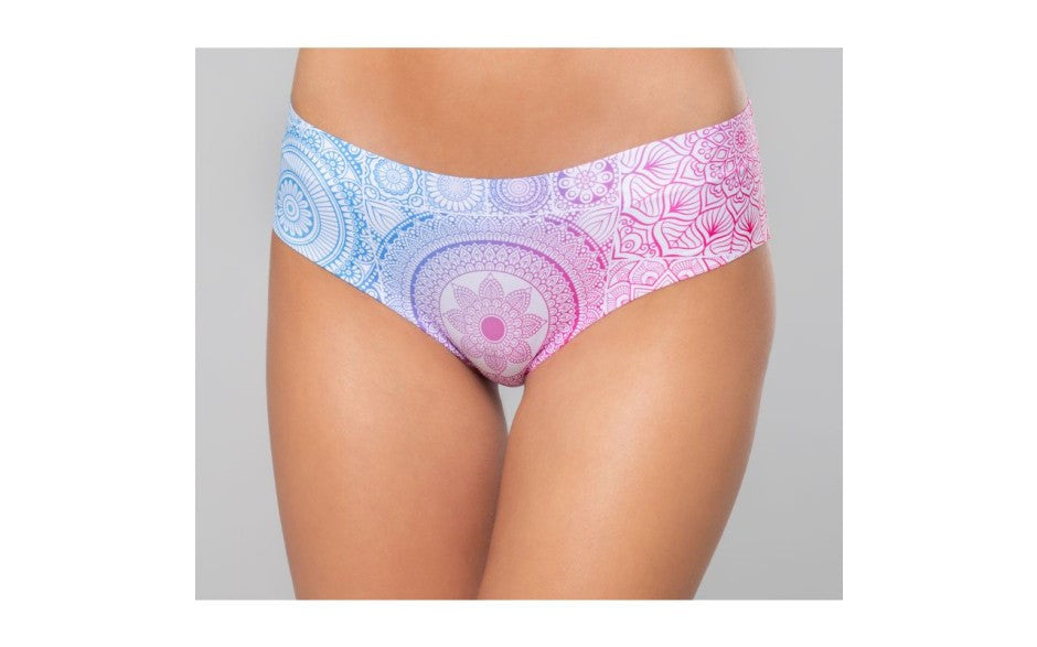 Mememe Lingerie Mandala Emotional Sexy Womens Thong Premium Intimate Wear - - G-Strings, Panties and Shorts