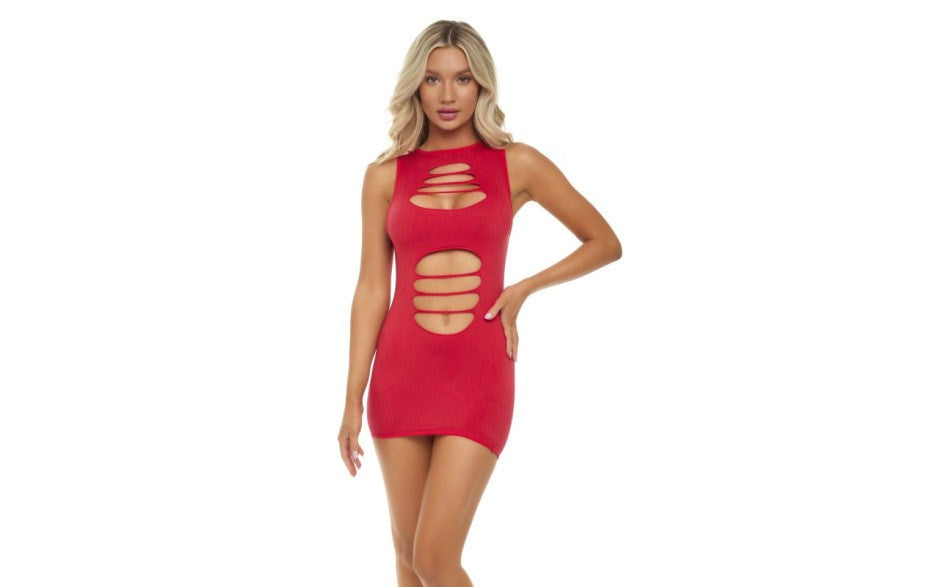 Pink Lipstick Cant Commit Womens Sexy Dress One Size Hot Pink Lipstick Print - - Skirts And Club Wear