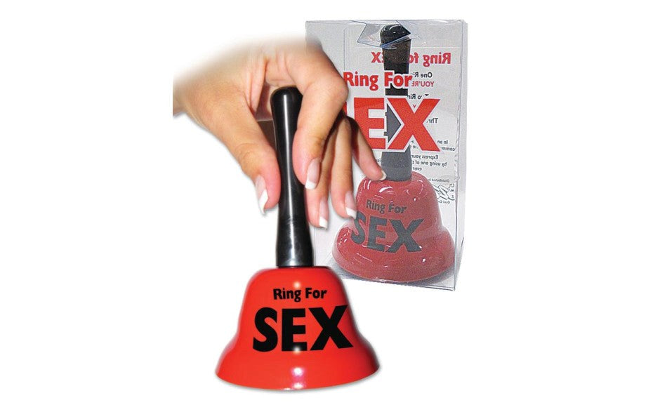 Ozze Creations Novelty Ring for Sex Bell With Flashy Red Hand Metal Novelty - - Party Gifts and Novelties