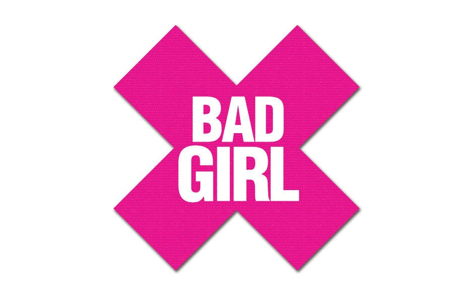 Peekaboo Pasties Self Adhesive Nipple Pasties Bad Girl Black Pink Coverage - - Fancy Dress Ups