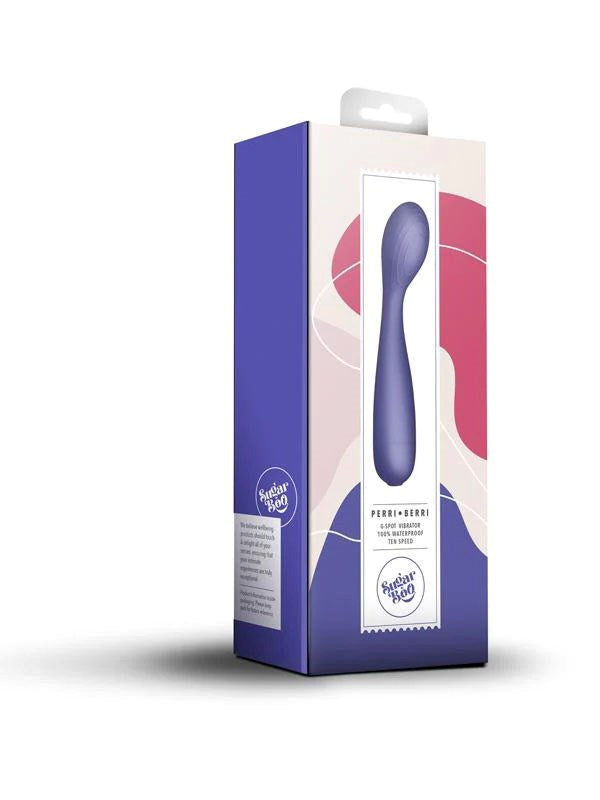 Rocks Off SugarBoo Peri Berri 10 Function G Spot Vibrator Blue Waterproof - - G-Spot Vibrators