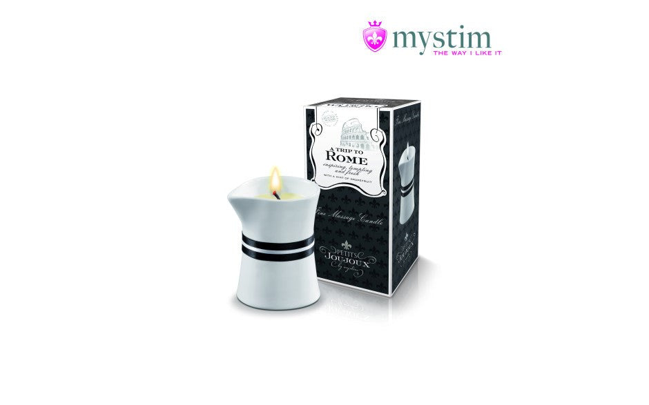 Petits JouJoux A Trip To Rome Scented Massage Candle 120ml Natural Aromatherapy - - Sex Pheromones and Perfumes