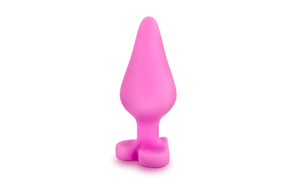 Play With Me Naughty Candy Heart Shaped Be Mine Silicone Butt Plug - - Butt Plugs