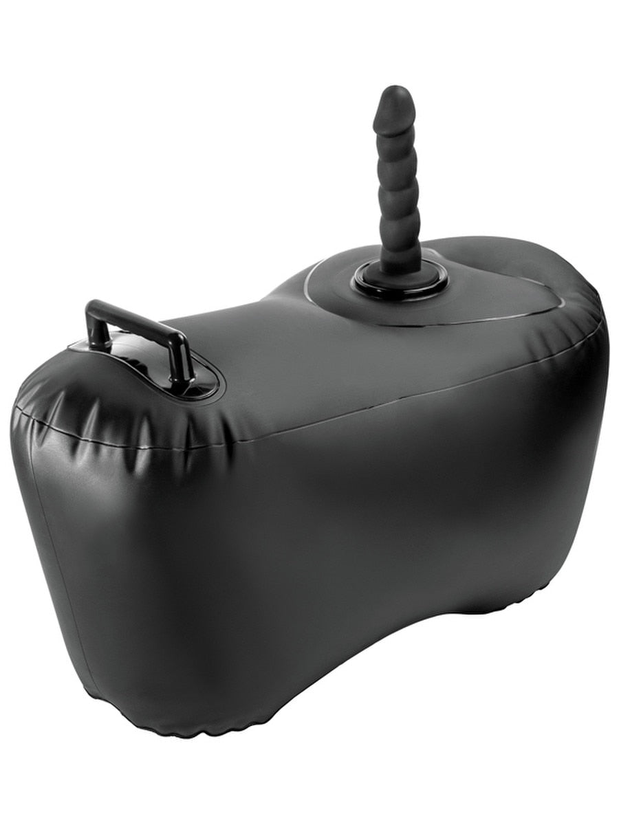 Fetish Fantasy Series Body Dock Inflatable Love Seat - Black - Sex Furniture