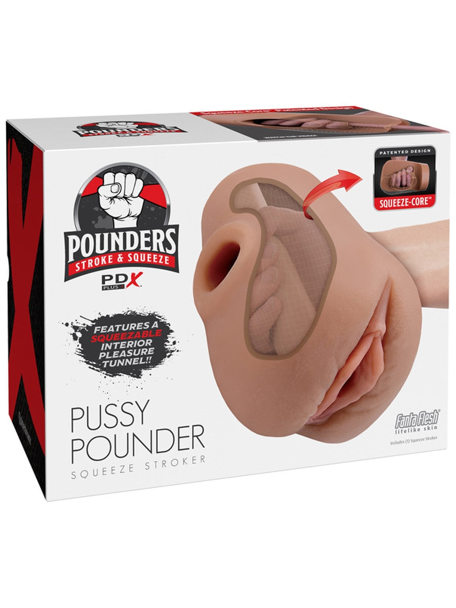 PDX Plus Pussy Pounder Male Squeeze Stroker - Masturbators and Strokers