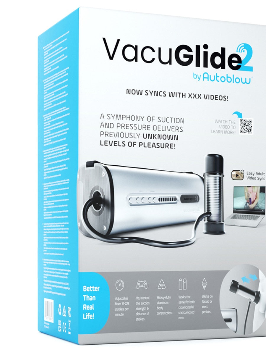 Autoblow VacuGLIDE 2 Suction Assisted Automatic Masturbator - - Sex Machines