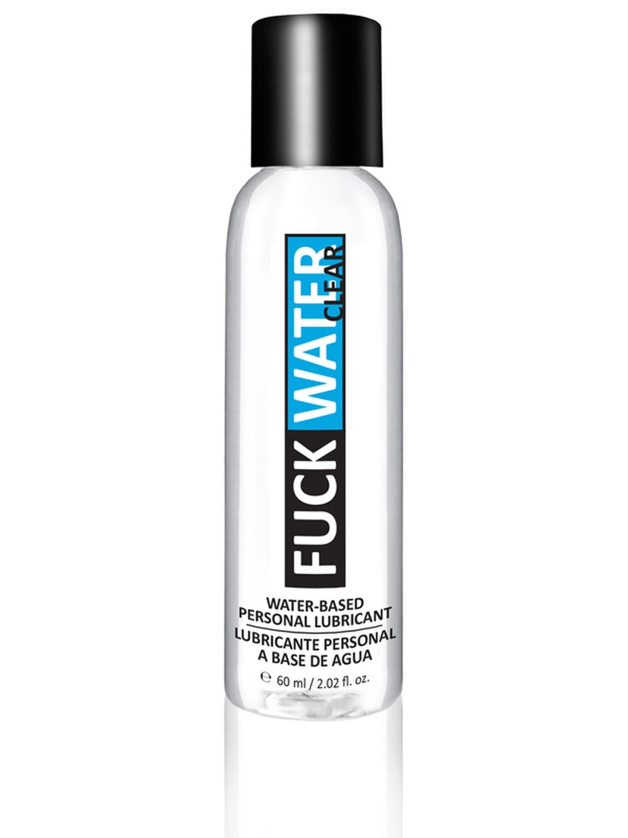 FuckWater Clear Water Based Personal Lubricant - 60ml - Water Based Lubes