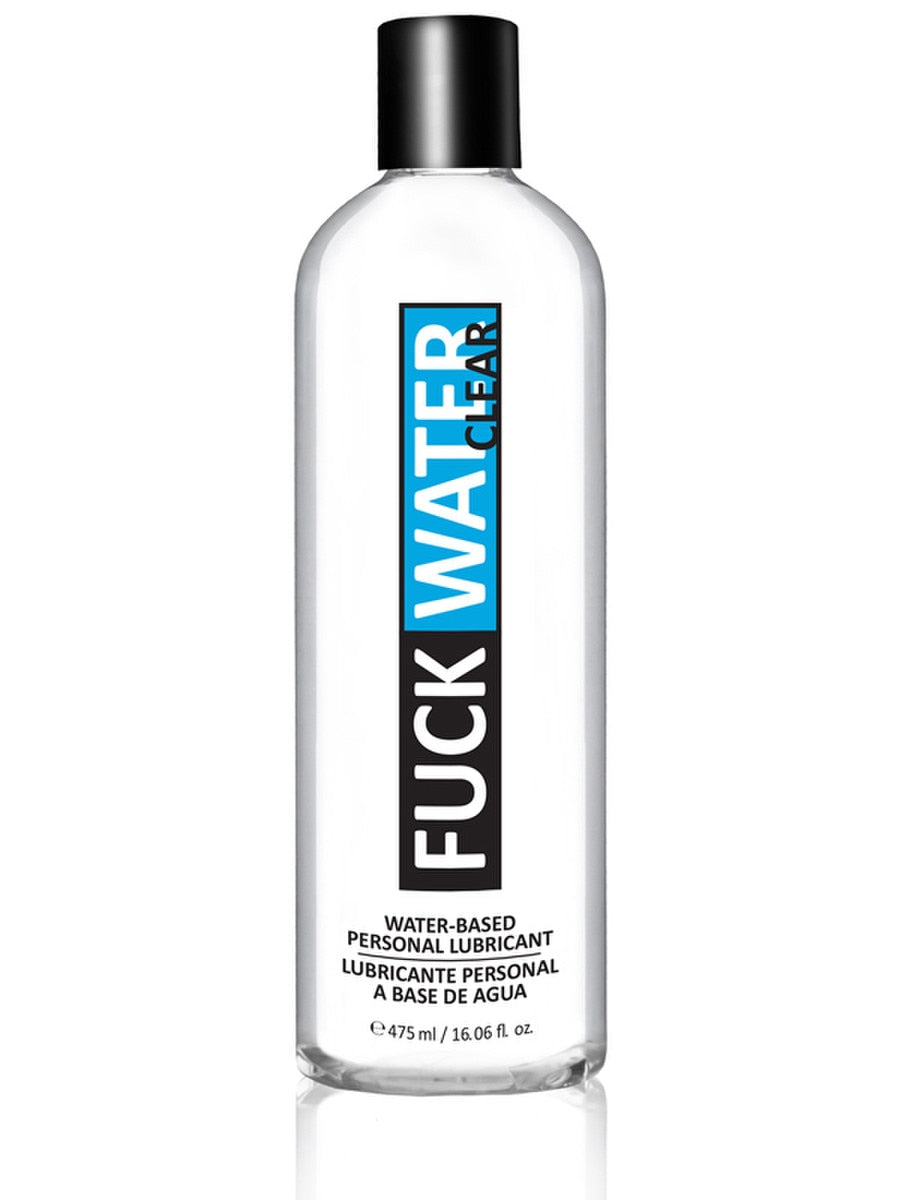 FuckWater Clear Water Based Personal Lubricant 475ml - - Water Based Lubes