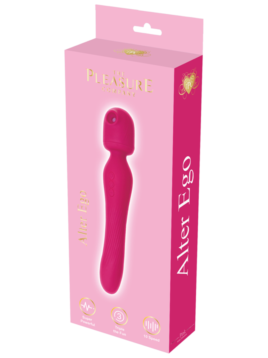 Full Circle Alter Ego Vibrating Silicone Body Wand - - Body Wands