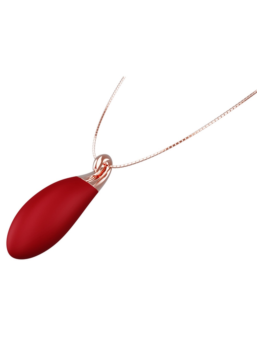 Full Circle Ruby Vibrating Necklace Massager - - Clit Ticklers and Pulsators