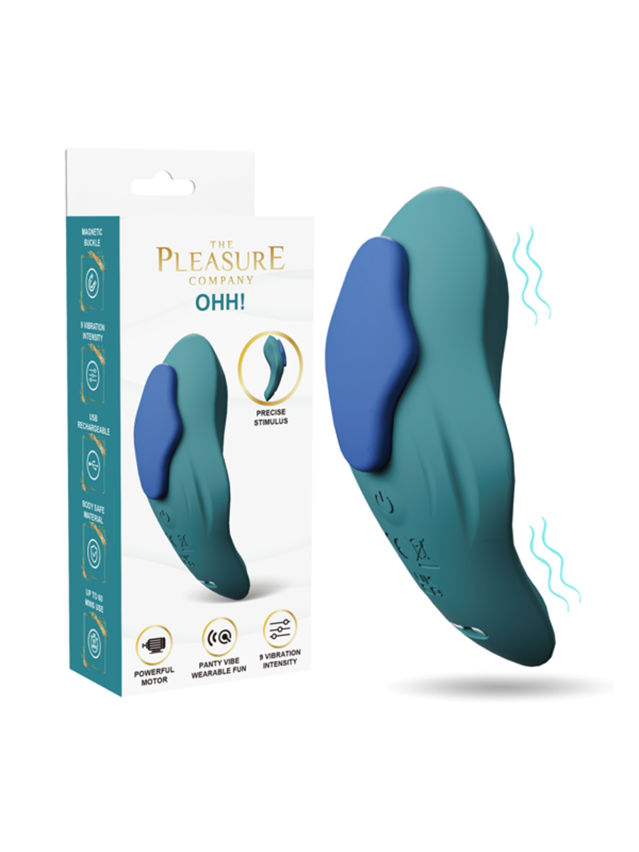 Full Circle OHH! Rechargeable Wearable Panty Vibrator - - Clit Ticklers and Pulsators