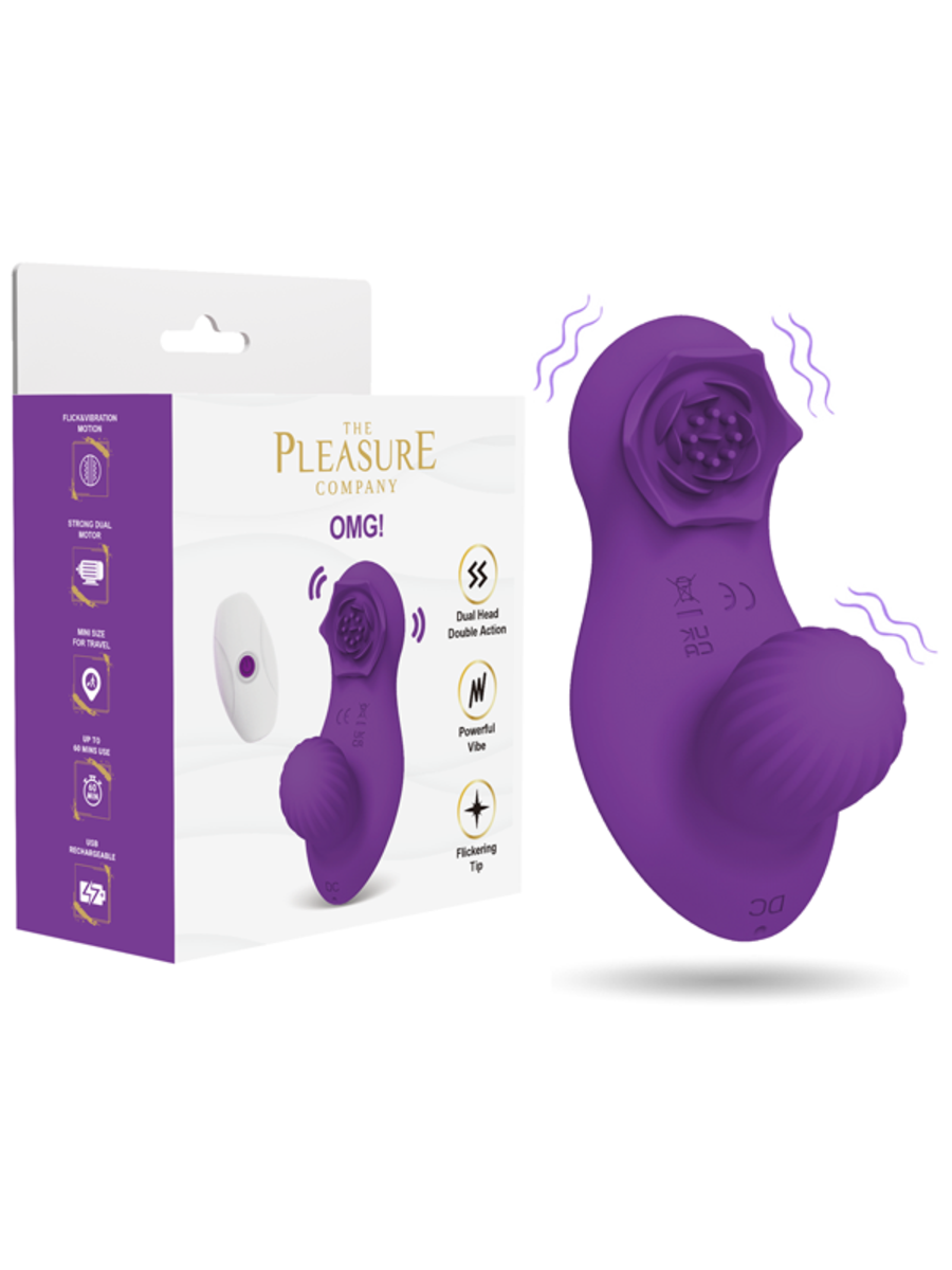 Full Circle OMG ! Rechargeable Remote Control Clit Vibe - - Clit Ticklers and Pulsators