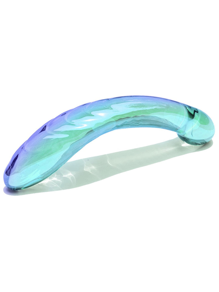 Biird Kalii Curved Borosilicate Glass G Spot Dildo - - Glass Sex Toys