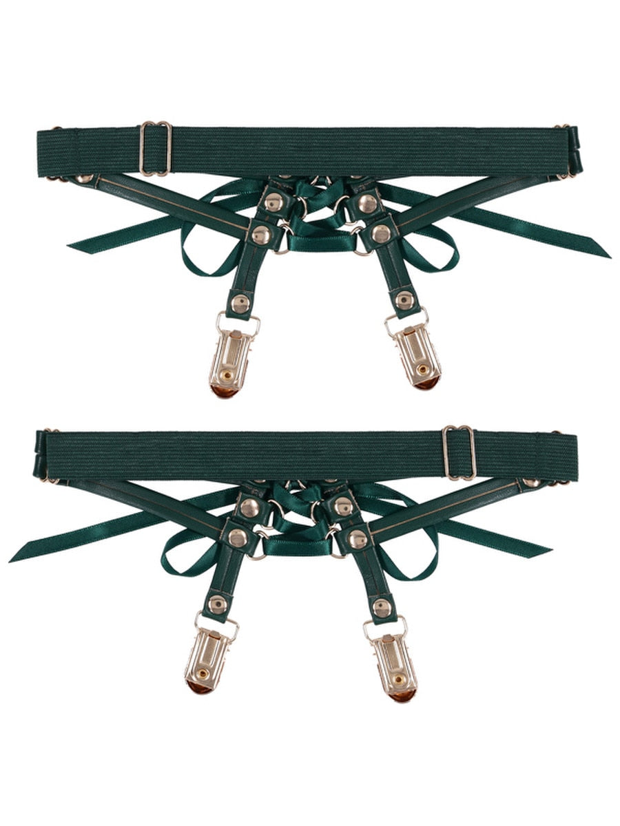 Sportsheets Indica Laced Up Bondage Garters - - Her Fetish