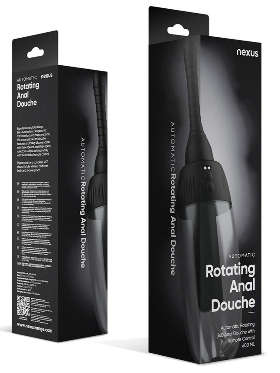 Nexus Automatic Rotating 360 Anal Douche with Remote - Enemas and Douches