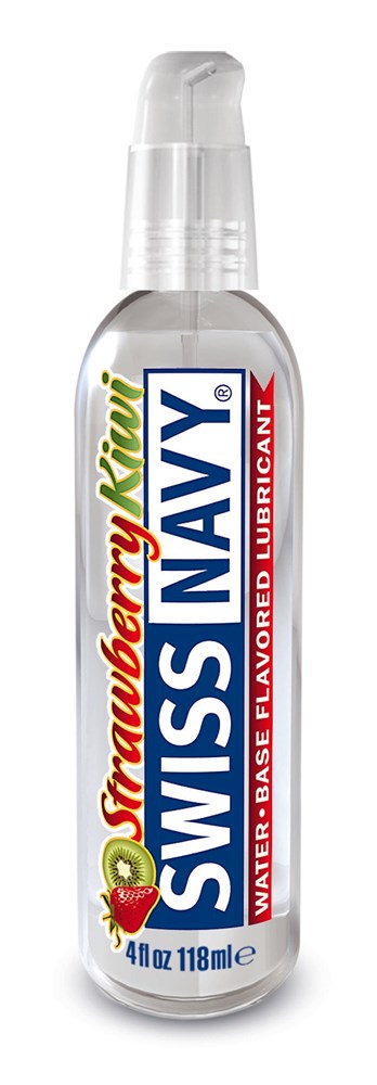 Swiss Navy Water Based Flavoured Lubricant 118 ml Premium Sugar Free Formula - - Water Based Lubes