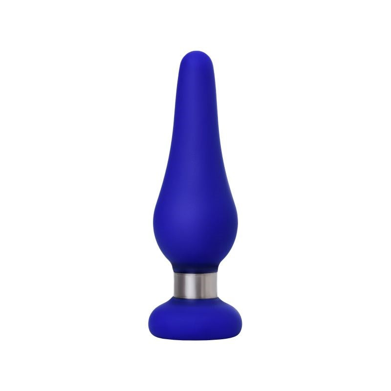 ToDo Silicone Anal Plug Classic Blue Premium Medical Grade Butt Plug - - Butt Plugs