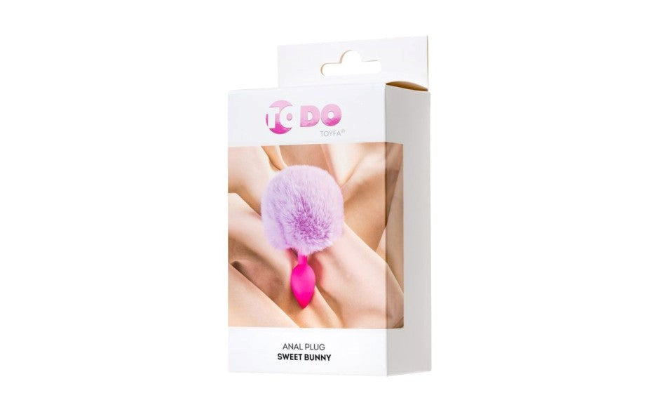 ToDo Sweet Bunny Silicone Anal Plug with Fluffy Tail for Role Play - - Butt Plugs