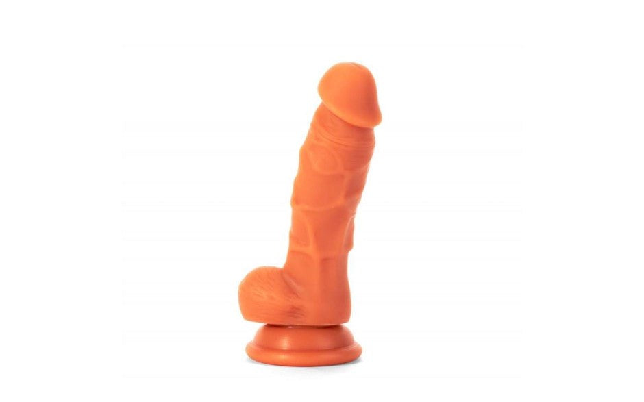 NANMA Corporation X Men Veined Shaft 17 cm Realistic Dildo With Balls Suction Cup - - Realistic Dildos