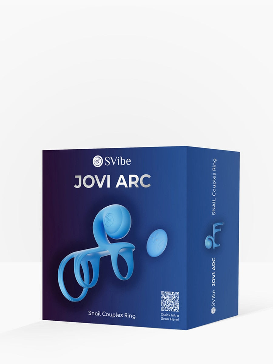 SVibe Snail JOVI Arc Couples Vibrating Cock Ring - - Vibrating Cock Rings