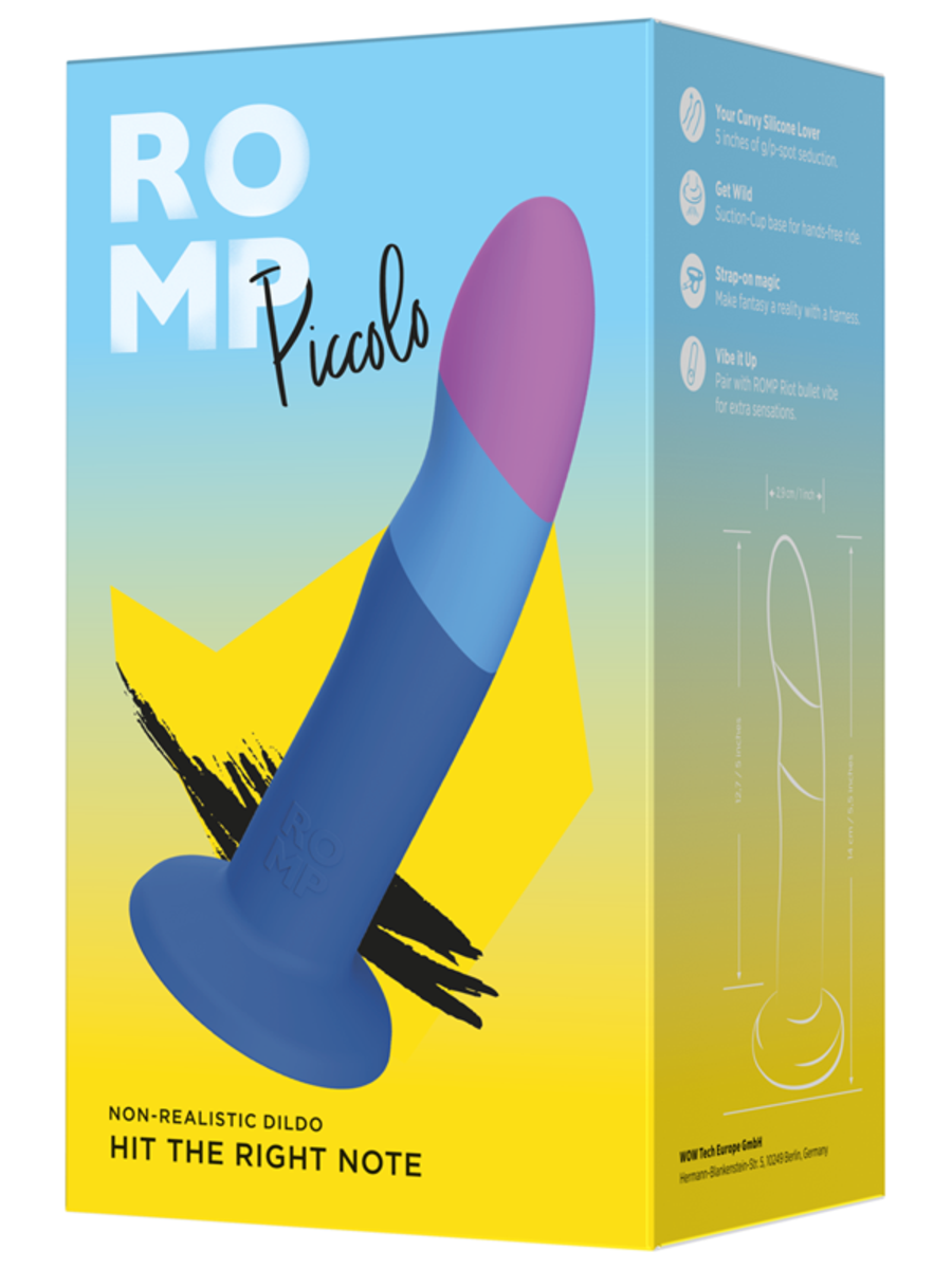 Love Honey Romp Piccolo Strap On Silicone Dildo - - Strap On Sextoys