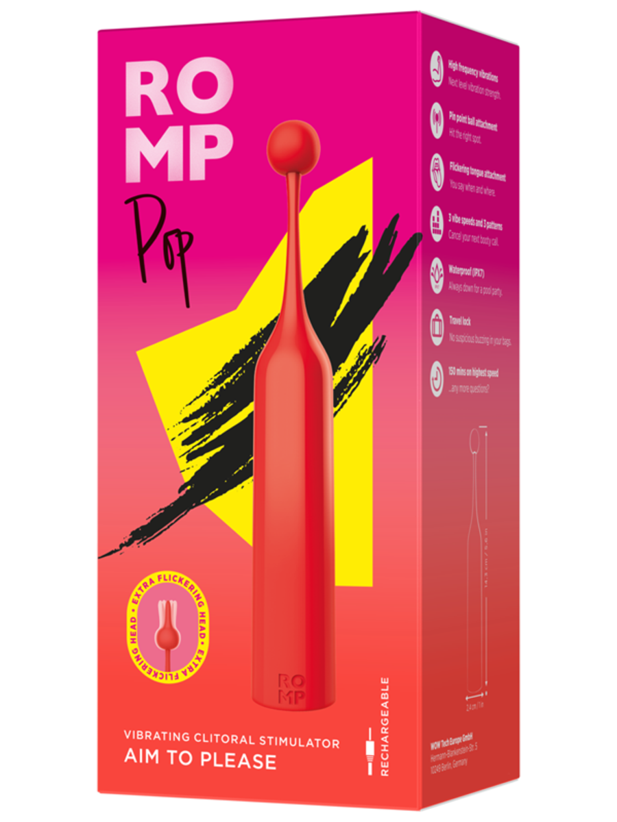 Love Honey Romp Pop High Frequency Clitoral Stimulator - - Clit Ticklers and Pulsators