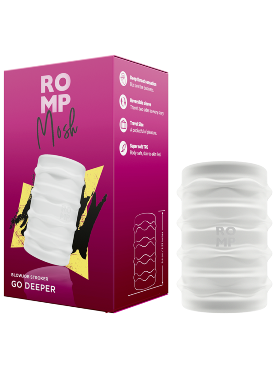 Love Honey Romp Mosh Manual Mini Male Stroker - - Masturbators and Strokers