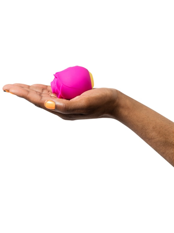 Love Honey Romp Rose 2.0 Vibrating Clitoral Massager - Rose - Clit Ticklers and Pulsators