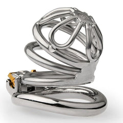 BDStyle Petal Metal Male Chastity Cage Large Flat Ring - - Male Chastity